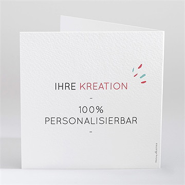 Weihnachtskarte Blanco - 13,5X13,5Cm (451462) - vue 3