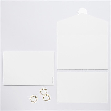 Weihnachtskarte Blanco - 11,8X17,4Cm (N97176) - vue 3