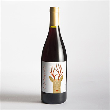 Flaschenetikett Weihnachten bambi - vue 2