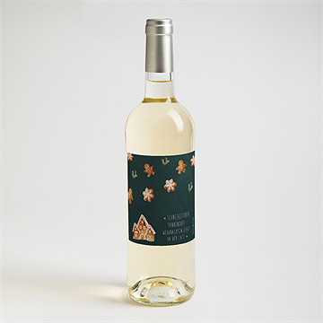 Flaschenetikett Weihnachten lebkuchen - vue 2