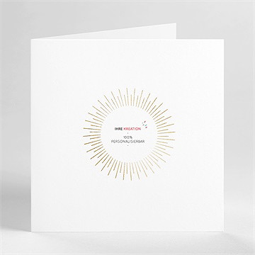 Weihnachtskarte Blanco - 15X15cm (N461103)