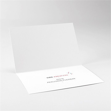 Weihnachtskarte Blanco - 9,8X14,5Cm (N41143) - vue 2