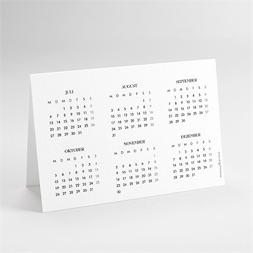 Weihnachtskarte Blanco - 9,8X14,5Cm (N41143) - vue 3