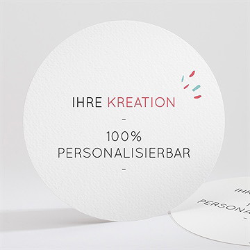 Weihnachtskarte blanco - rund*13,5cm (n21268)