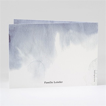 Trauerdanksagung Wintertraum - Klappkarte - vue 3