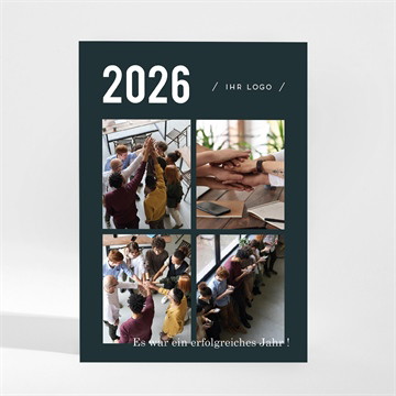 Weihnachtskarte erfolgreiches jahr