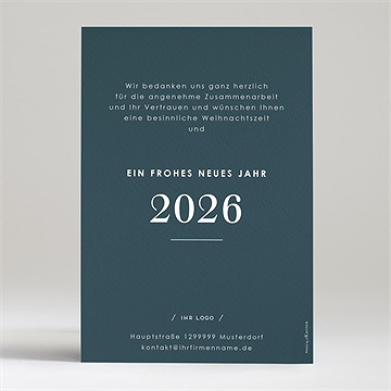 Weihnachtskarte Moderne Kalligraphie - vue 2