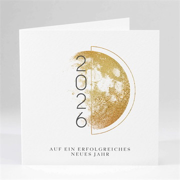 Weihnachtskarte galaktisches jahr