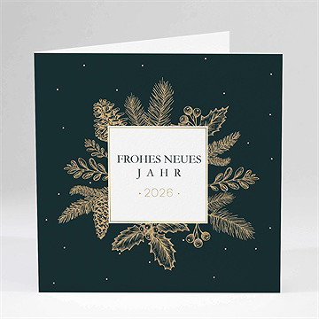 Weihnachtskarte Weihnachtskranz