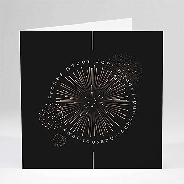 Weihnachtskarte feuerwerk