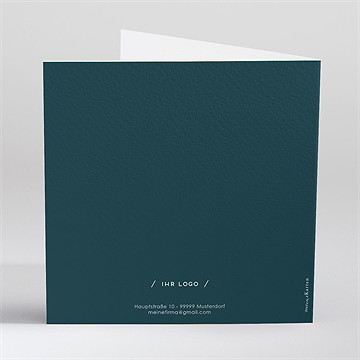 Weihnachtskarte dezente prägung - vue 4