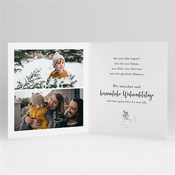 Weihnachtskarte zum aufblühen - vue 3