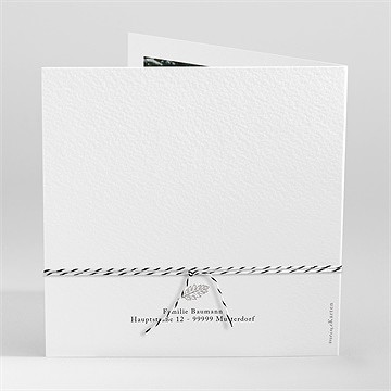 Weihnachtskarte zum aufblühen - vue 4