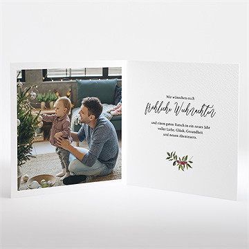 Weihnachtskarte schöner weihnachtskranz - vue 2