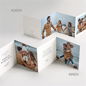 Weihnachtskarte Familienporträts - vue 4