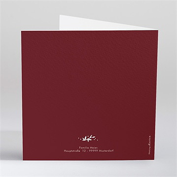 Weihnachtskarte elegante prägung - vue 4