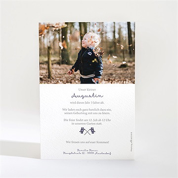 Geburtstagseinladung auto - vue 2