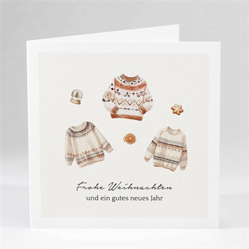 Weihnachtskarte norwegerpullis