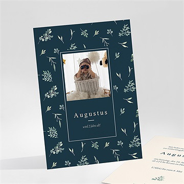 Geburtstagseinladung blätterregen