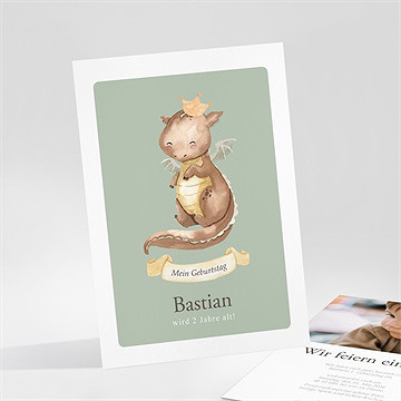 Geburtstagseinladung kleiner drachen