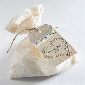 Geschenkanhänger Hochzeit Strandliebe - vue 2