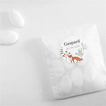 Sticker Geburt kleine waldtiere - vue 4