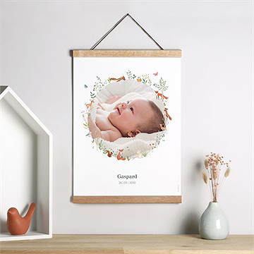 Geburtsposter Kleine Waldtiere - vue 2