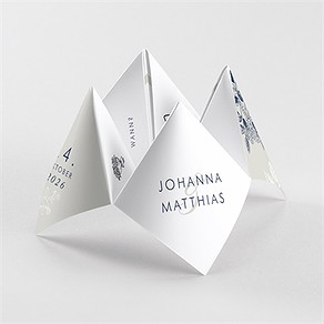 Hochzeitseinladung blühender zweig - origami