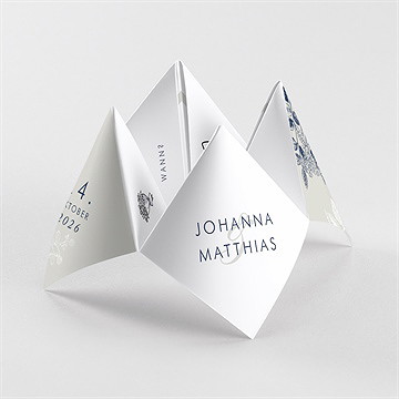 Hochzeitseinladung blühender zweig - origami