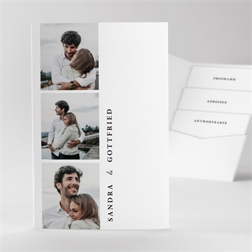 Hochzeitseinladung fotoautomat schlicht-allinone