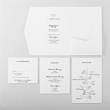 Hochzeitseinladung fotoautomat schlicht-allinone - vue 5