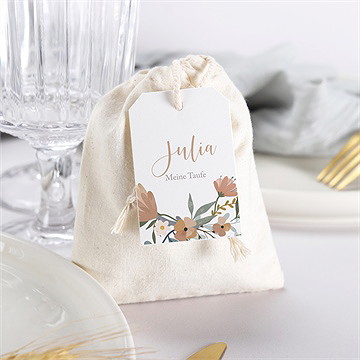 Geschenkbeutel Taufe Sanfte Poesie - vue 3