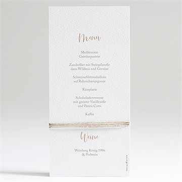 Menükarte Taufe sanfte poesie - vue 2