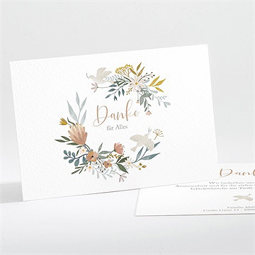 Dankeskarte Taufe sanfte poesie