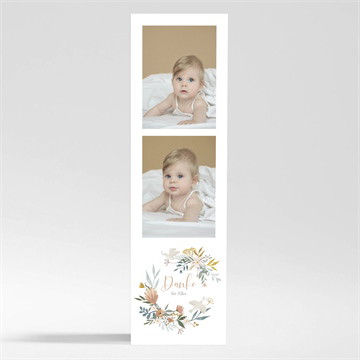 Dankeskarte Taufe sanfte poesie - magnet