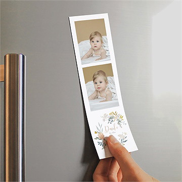 Dankeskarte Taufe sanfte poesie - magnet - vue 2