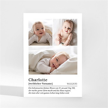 Geburtskarte definition