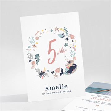 Geburtstagseinladung unterwasserwelt