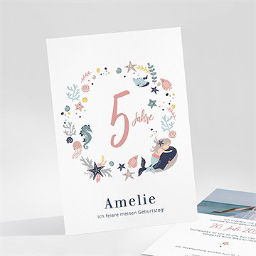 Geburtstagseinladung unterwasserwelt