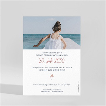 Geburtstagseinladung unterwasserwelt - vue 2