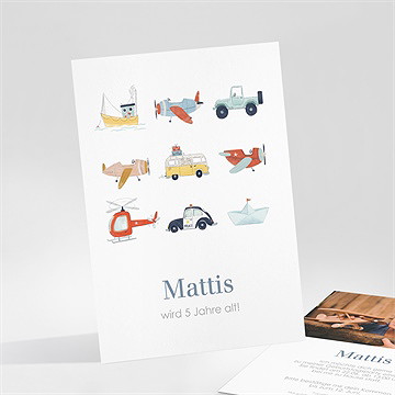 Geburtstagseinladung fahrzeuge