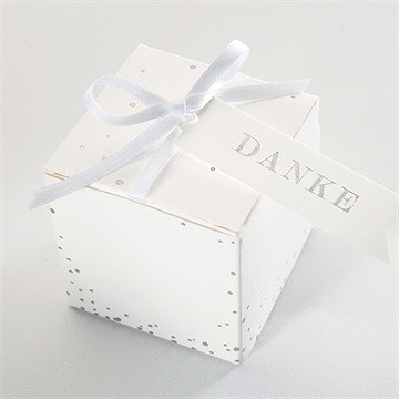 Geschenkbox Jugendweihe Blanco Geschenkbox Silber - Vue 4