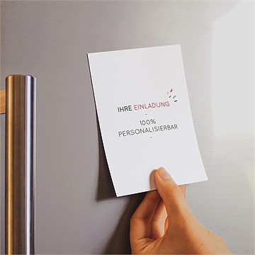 Einladungskarte Jugendweihe blanco 9,5x13,8cm (n211216) - Vue 2