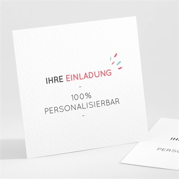 Vorder- und Rückseite - Quadrat