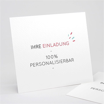 Einladungskarte Jugendweihe blanco 15x14cm (n311280)