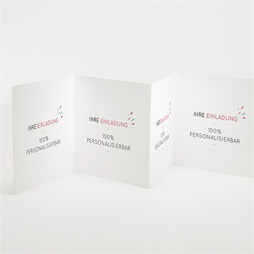 Einladungskarte Jugendweihe blanco 10x10cm (n831183) - Vue 2