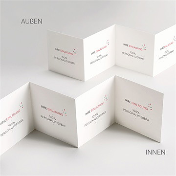 Einladungskarte Jugendweihe blanco 10x10cm (n831183) - vue 4