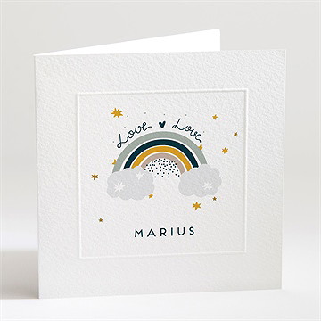 Geburtskarte regenbogen