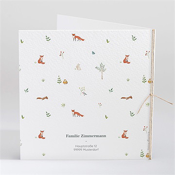 Geburtskarte kleine zwillinge - vue 3