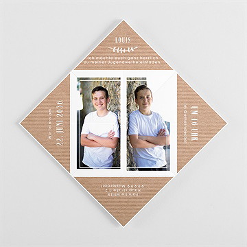 Einladungskarte Jugendweihe jugendlichkeit - vue 3